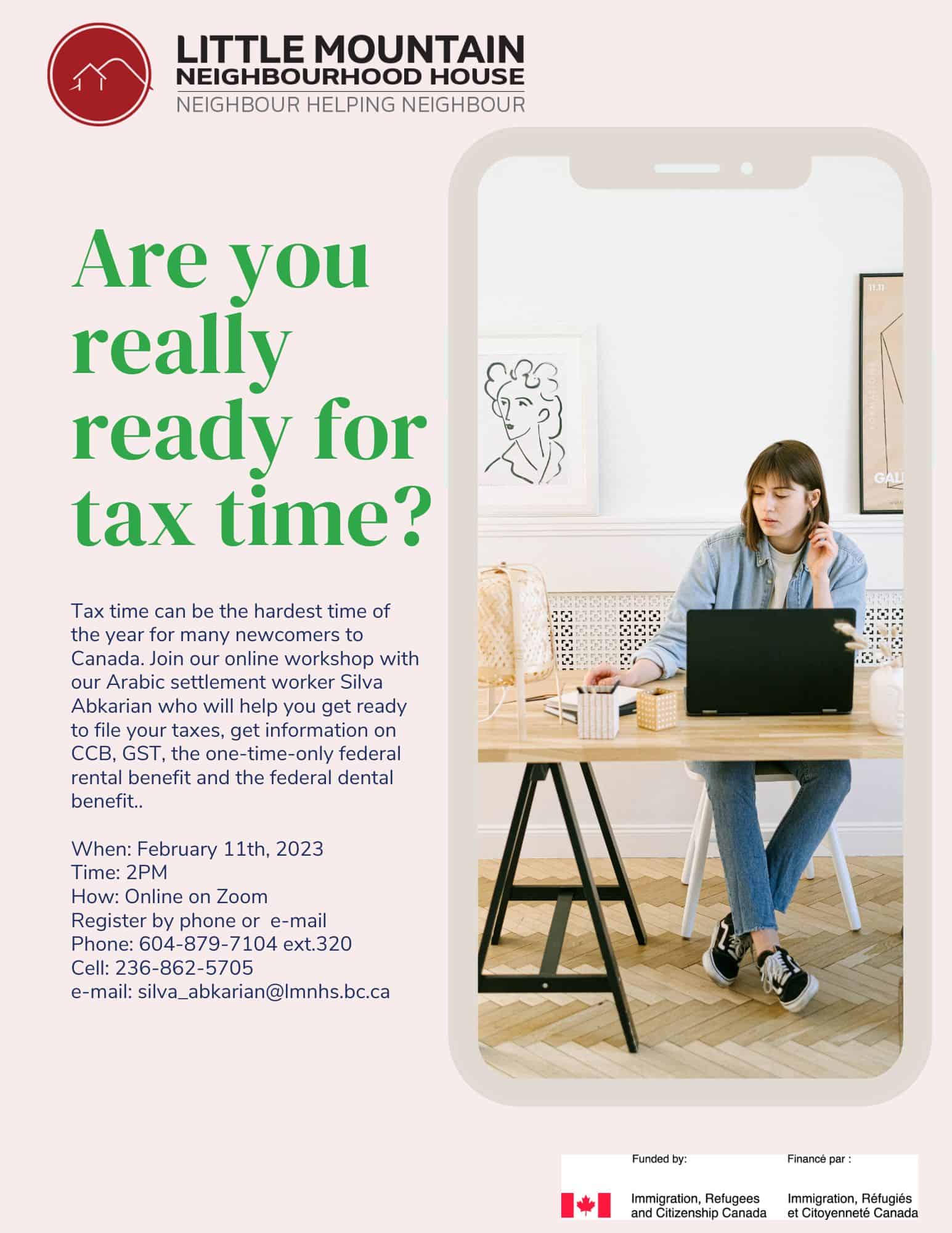 Tax Prep Workshop – Poster